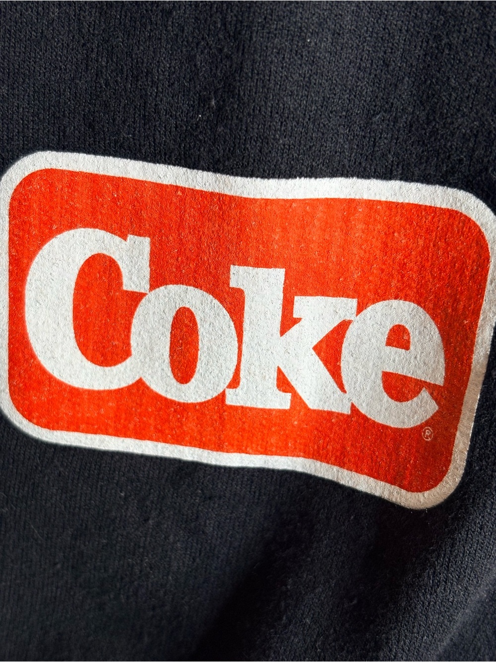 Marvel x Coca-Cola Crewneck Sweatshirt XL Black Coke Logo Pullover - Picture 2 of 6